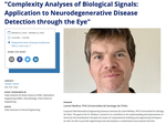 Complexity analyses of biological signals: application to neurodegenerative disease detection through the eye